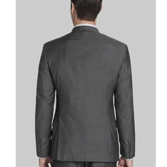 JoS’ A Bank mens suit jacket wool cashmere superfine 2 buttons closure size 40R - Picture 5 of 13
